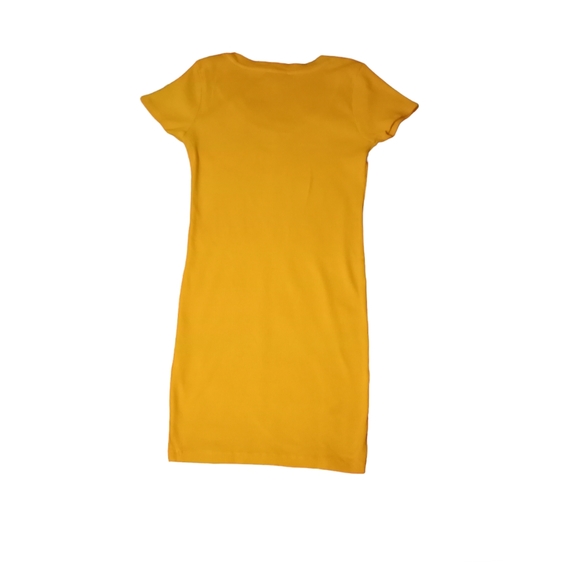 FOREVER 21 Yellow Mini Dress - Picture 2 of 3